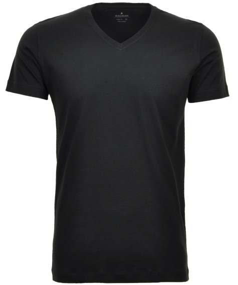 Ragman T-Shirt DP V-neck Body Fit